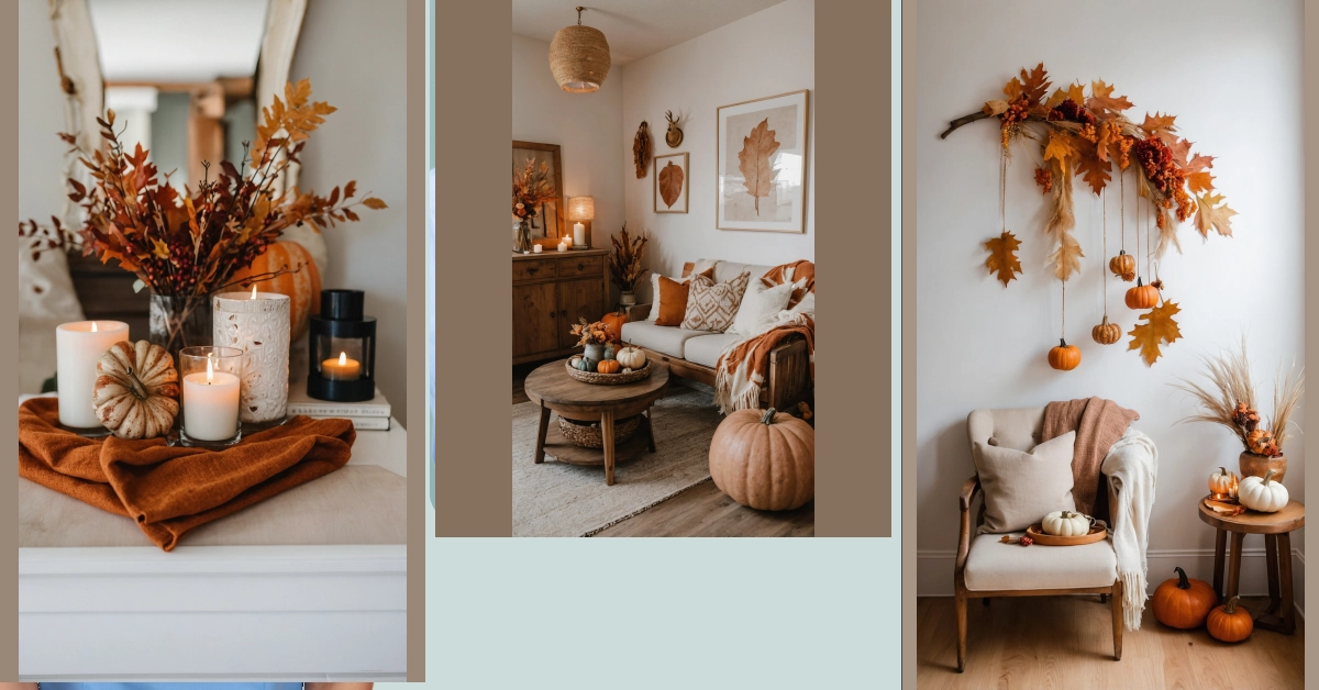 Fashionably Cozy: Living Room Fall Decor Ideas**  
**