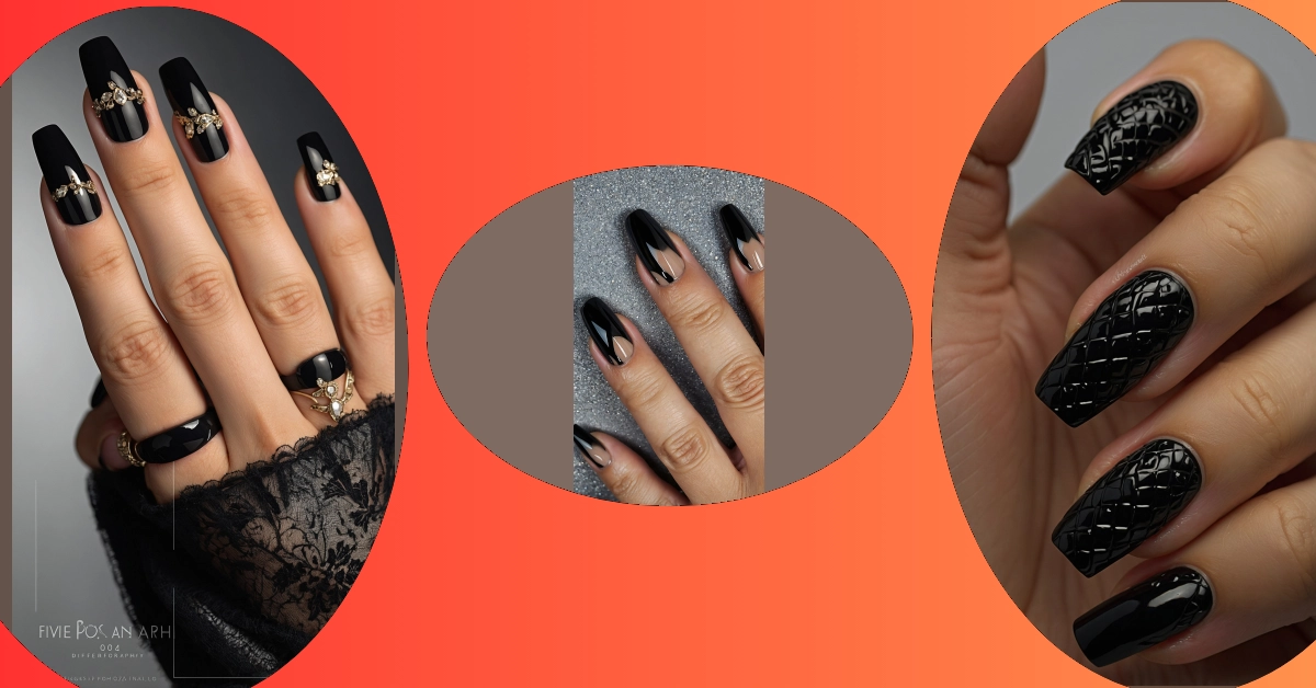 Chic and Unique: 5 Black Nail Ideas to Rave About