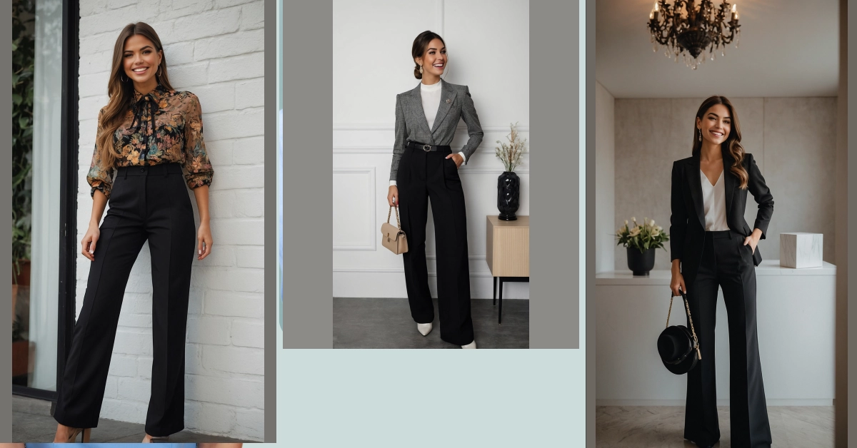 Fabulous & Fun: 11 Black Slacks Looks You’ll Love