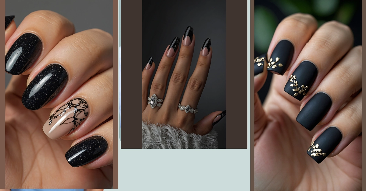 5 Stellar Black Nail Designs Perfect for Every Mood