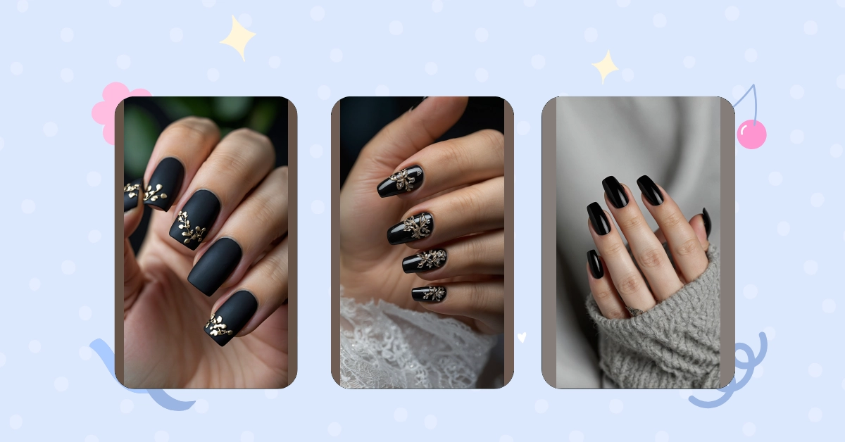 Unleash Your Creativity with These 5 Black Nail Designs