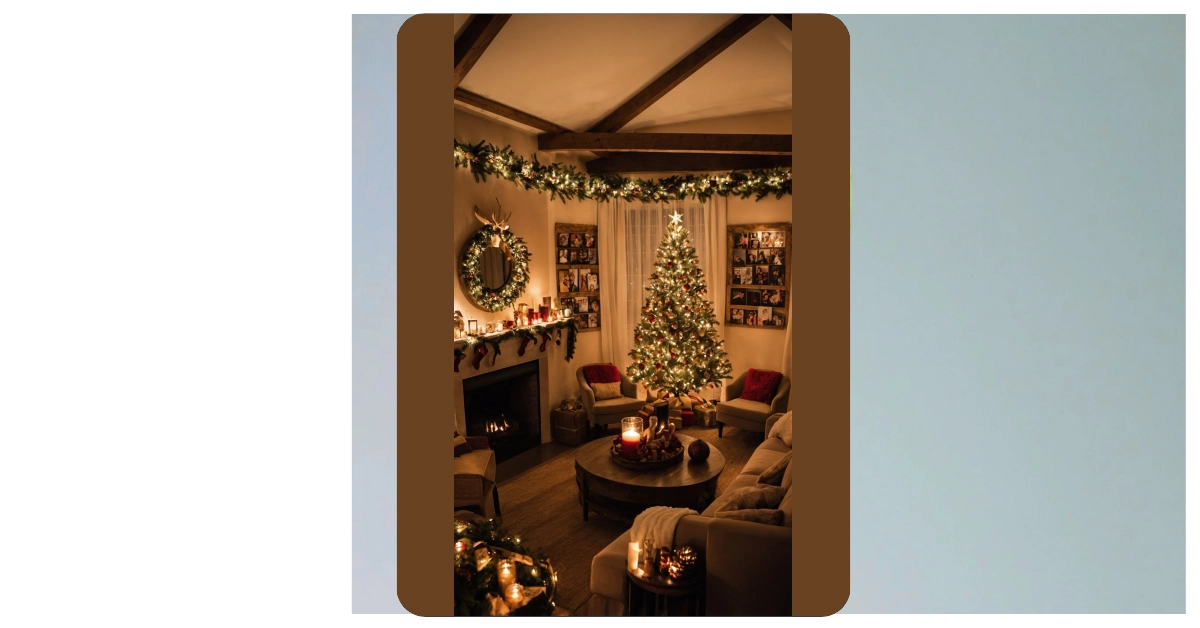 Transform Your Living Room into a Cozy Christmas Wonderland