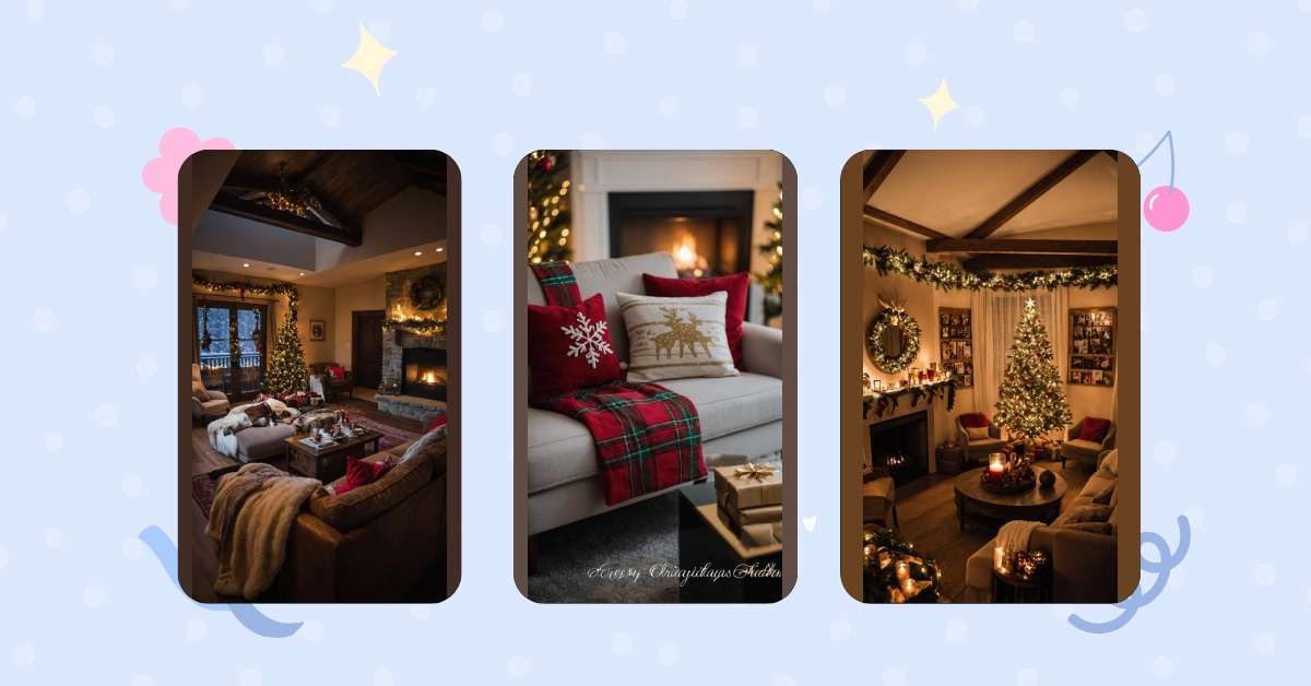 Holiday Joy: 18 Fun Christmas Living Room Ideas